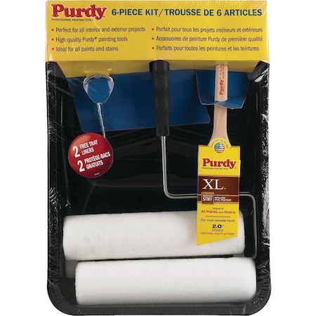 Purdy 9 In. 3/8 In. Woven Roller & Tray Set 6-Piece 145811000